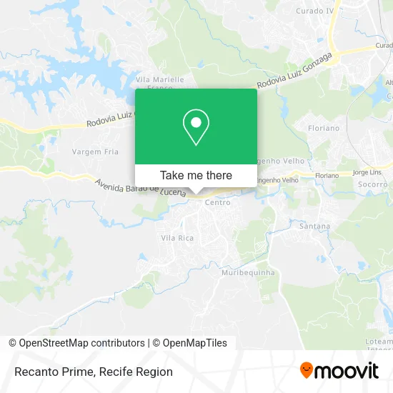 Recanto Prime map
