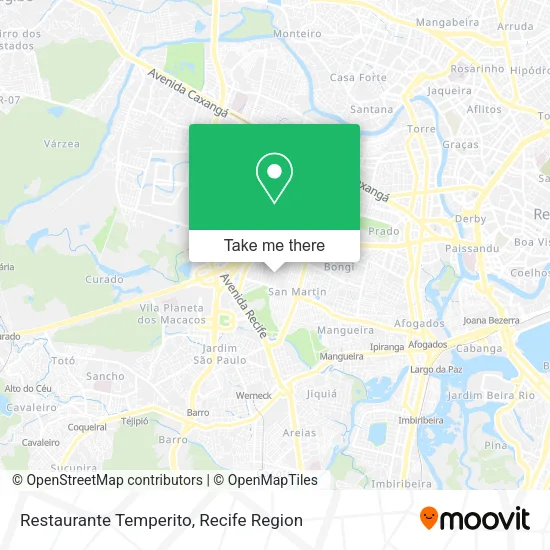 Restaurante Temperito map