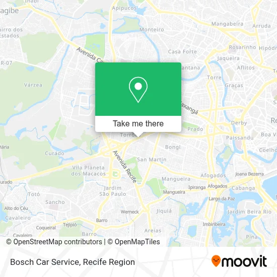 BOSCH Car Service map