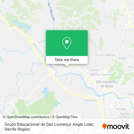 Grupo Educacional de Sao Lourenço Anglo Lider map