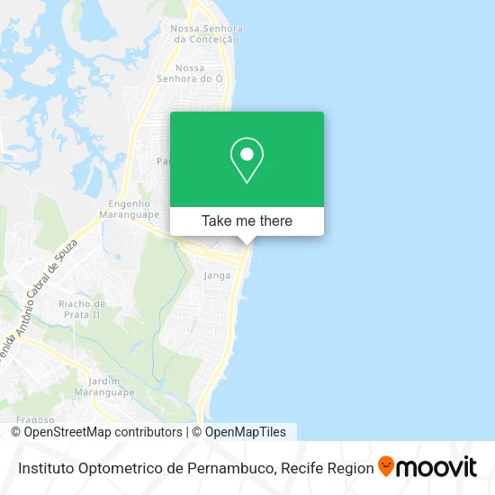 Instituto Optometrico de Pernambuco map