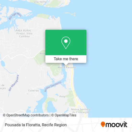 Pousada la Floratta map