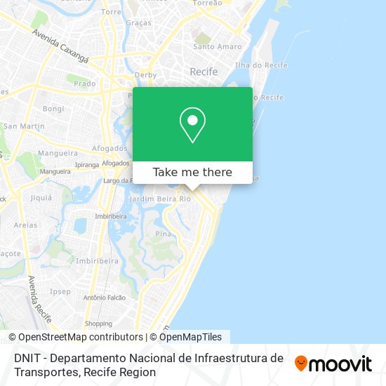 DNIT - Departamento Nacional de Infraestrutura de Transportes map