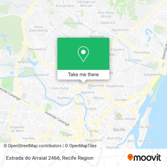 Estrada do Arraial 2466 map