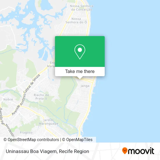 Uninassau Boa Viagem map