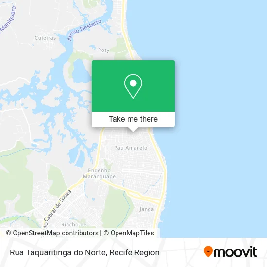 Rua Taquaritinga do Norte map