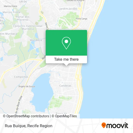 Rua Buíque map
