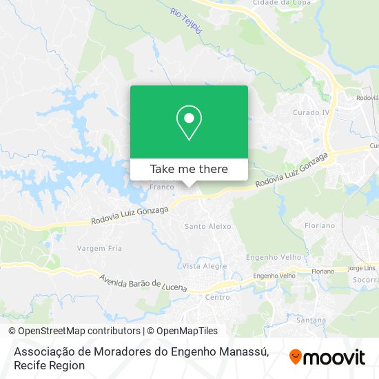 Associação de Moradores do Engenho Manassú map