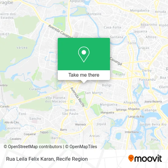 Rua Leila Felix Karan map