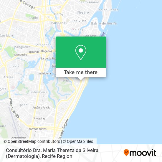 Consultório Dra. Maria Thereza da Silveira (Dermatologia) map