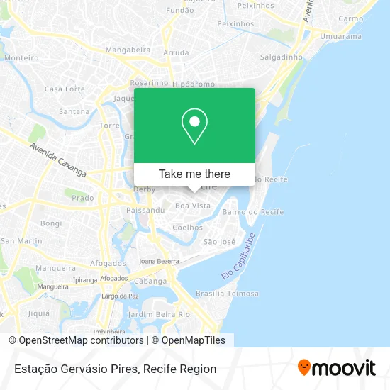 Estação Gervásio Pires map