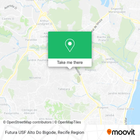 Futura USF Alto Do Bigode map