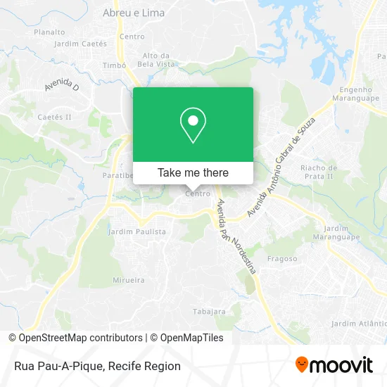 Rua Pau-A-Pique map