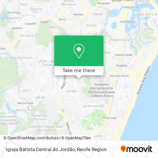 Igreja Batista Central do Jordão map