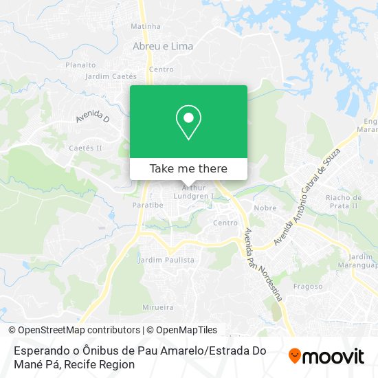 Esperando o Ônibus de Pau Amarelo / Estrada Do Mané Pá map