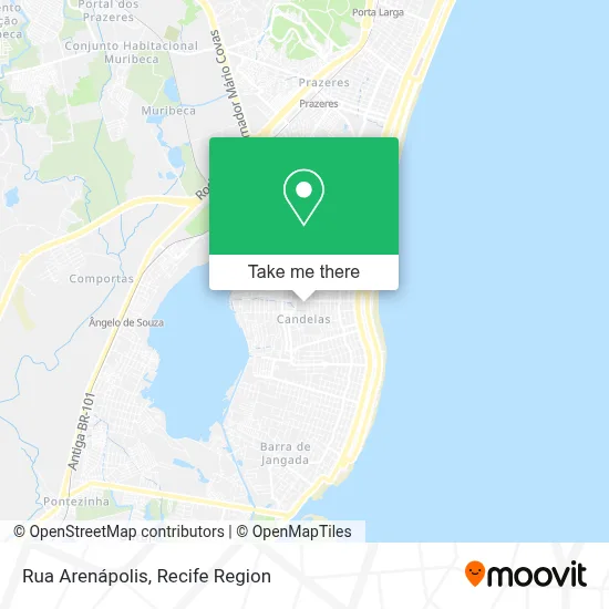Rua Arenápolis map