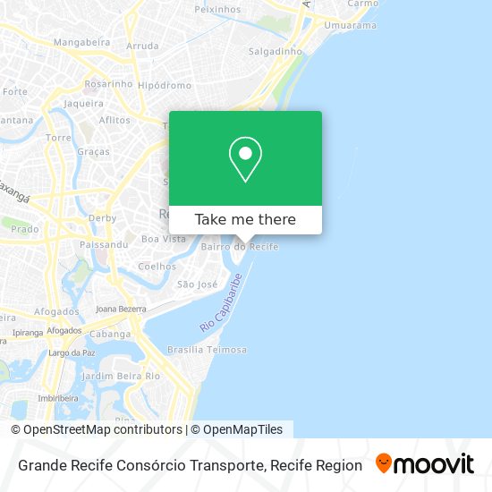 Grande Recife Consórcio Transporte map