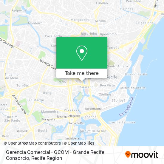 Gerencia Comercial - GCOM - Grande Recife Consorcio map