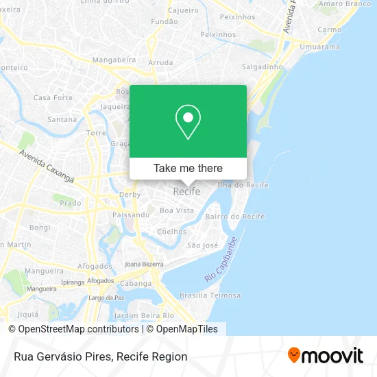 Rua Gervásio Pires map