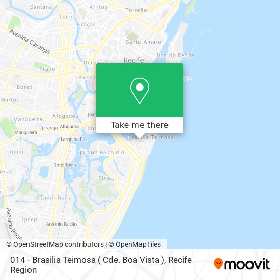 014 - Brasilia Teimosa ( Cde. Boa Vista ) map