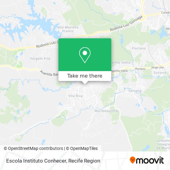 Escola Instituto Conhecer map