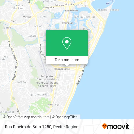 Rua Ribeiro de Brito 1250 map