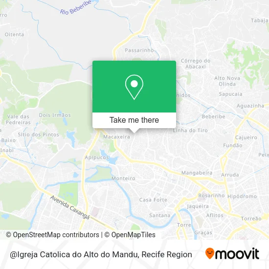 @Igreja Catolica do Alto do Mandu map