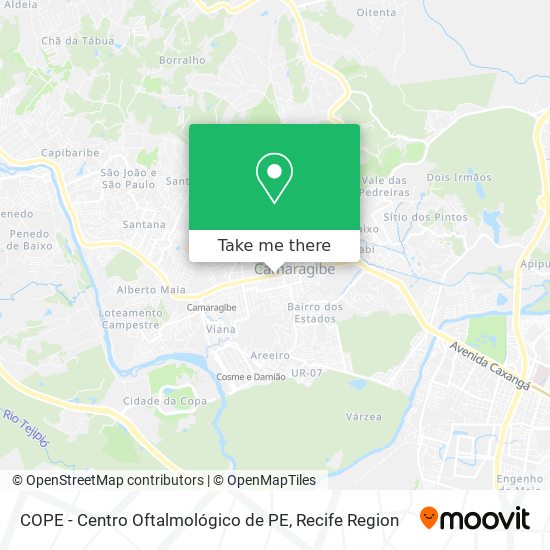 COPE - Centro Oftalmológico de PE map