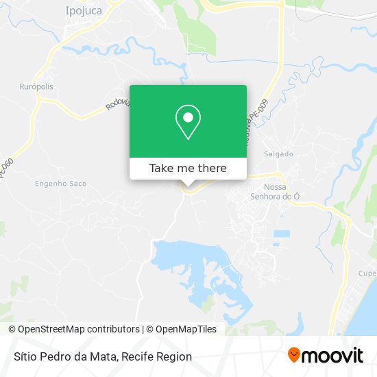 Sítio Pedro da Mata map