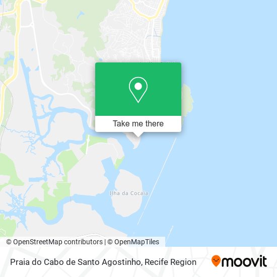 Praia do Cabo de Santo Agostinho map