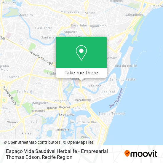 Espaço Vida Saudável Herbalife - Empresarial Thomas Edson map