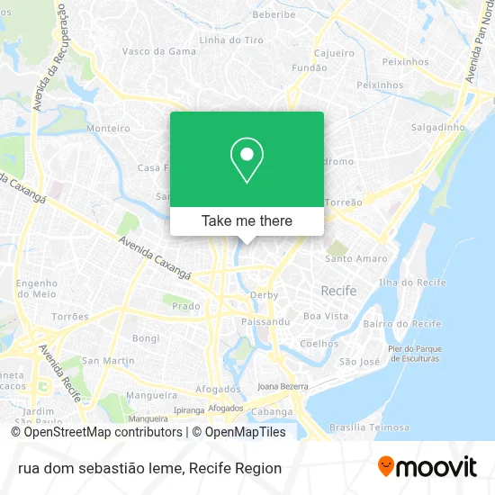 rua dom sebastião leme map