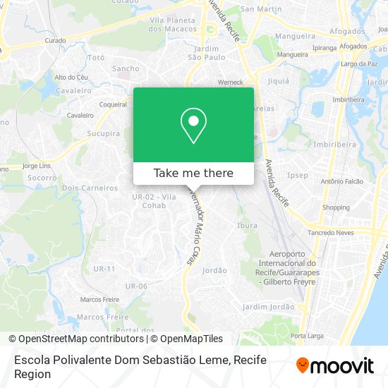 Escola Polivalente Dom Sebastião Leme map