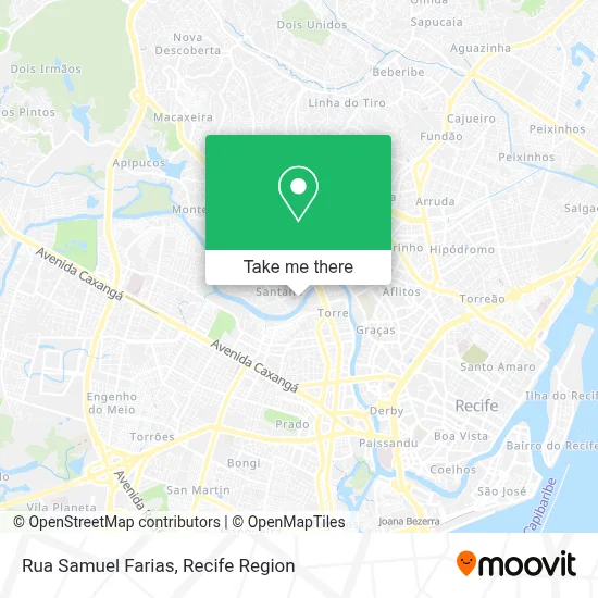Rua Samuel Farias map