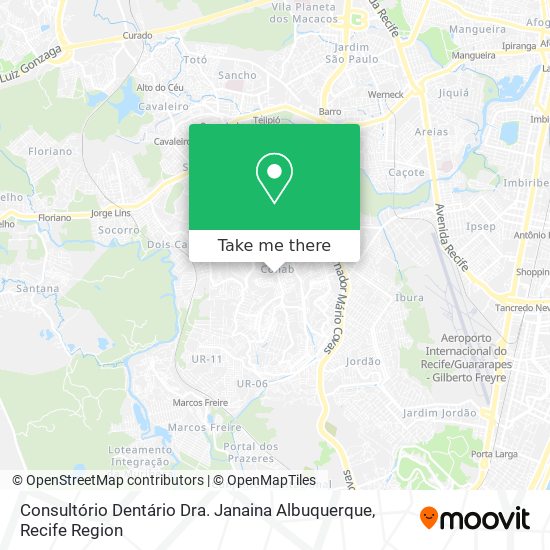 Consultório Dentário Dra. Janaina Albuquerque map
