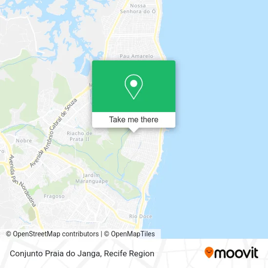 Conjunto Praia do Janga map