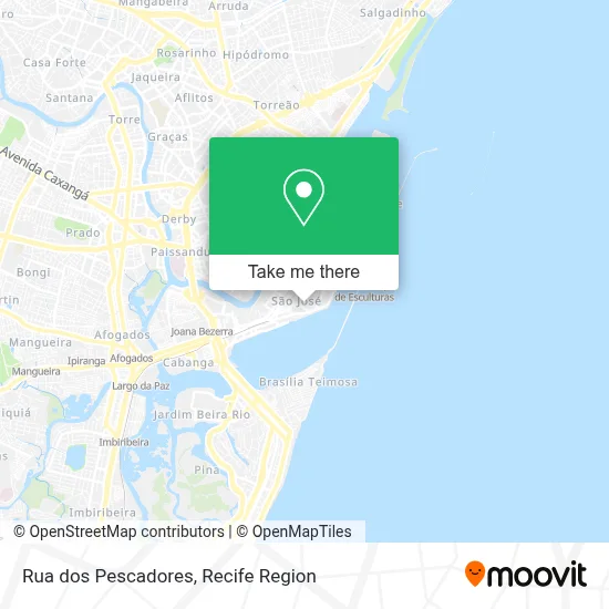 Rua dos Pescadores map