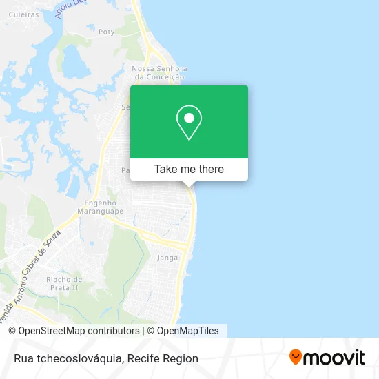 Rua tchecoslováquia map