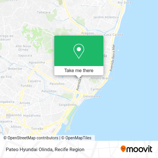 Pateo Hyundai Olinda map