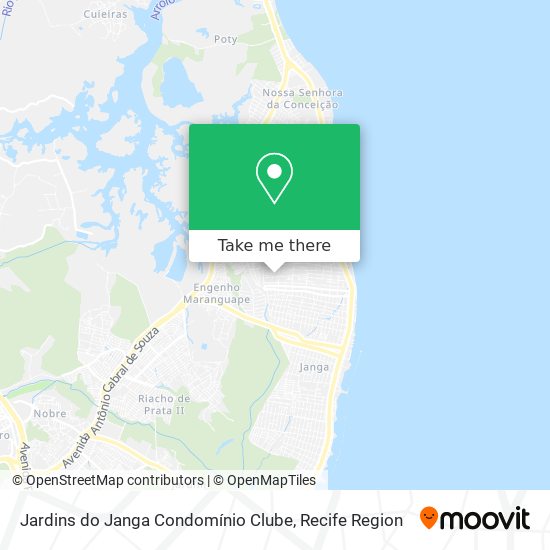 Jardins do Janga Condomínio Clube map