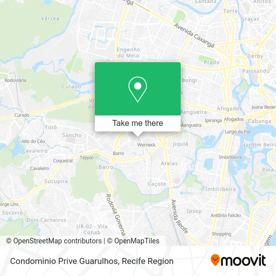 Condominio Prive Guarulhos map