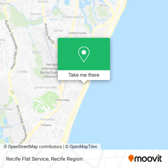 Recife Flat Service map