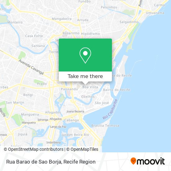 Rua Barao de Sao Borja map