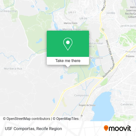 USF Comportas map