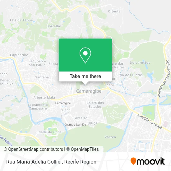 Rua Maria Adélia Collier map