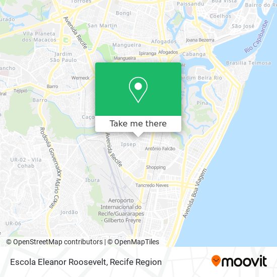 Escola Eleanor Roosevelt map