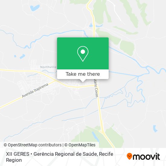 XII GERES • Gerência Regional de Saúde map