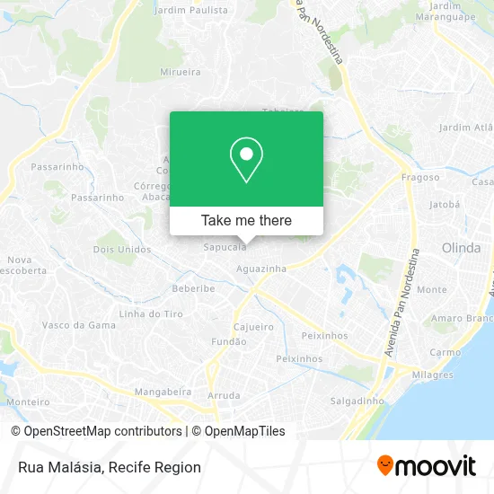 Rua Malásia map