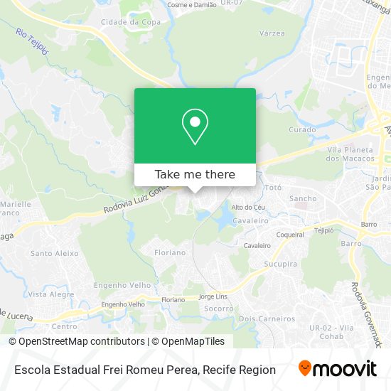 Escola Estadual Frei Romeu Perea map