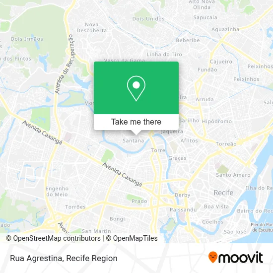 Rua Agrestina map